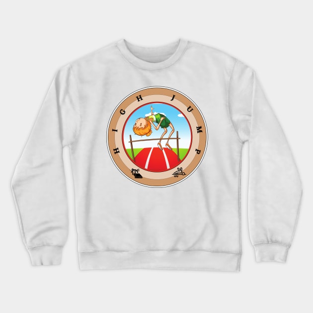 High Jump Crewneck Sweatshirt by Tanu Fashion